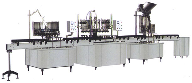 含汽饮料冲洗,灌装,封盖生产流水线